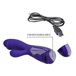 Вібратор з кліторальною стимуляцією Pretty Love Snappy Youth, 30 vibration functions PRETTY LOVE BI-014173L 101957 - мініатюра 9