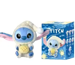 Іграшка сюрприз м'який брелок Лабубу Стич 15см lububu Stitch Eat Something Before Sleep Series кукла - мініатюра 1