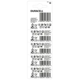 Батарейка Duracell LR44 / V13GA / A76 (плакат 2х5) х 10 (5008184) - мініатюра 2