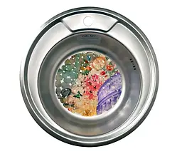 Кухонна мийка Romzha (Eko) Sorin Satin RO45486, Сірий - мініатюра 2