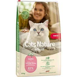 Сухий корм Mera Cats Nature Adult Salmon (Lachs) з лососем для дорослих котів всіх порід 10 кг 