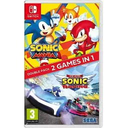 Гра Sonic Mania (англійська версія) + Team Sonic Racing (російські субтитри) Double Pack (Nintendo Switch)