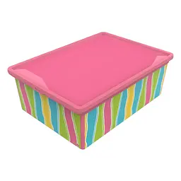 Коробка Qutu Trend Box Vibrant 25 л 52.5х37х17.5 см рожевий (TREND BOX с/к VIBRANT25л.)