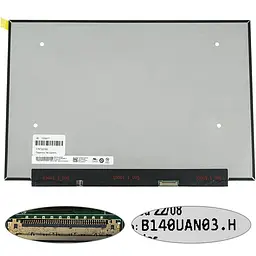Матрица 14.0" B140UAN03.H (1920*1200 40pin(eDP 144Hz IPS 400cd/m2 цвет 100% sRGB) LED SLIM (без планок и ушек) матовые