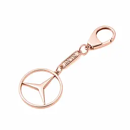 Брелок з червоного золота Mercedes (Мерседес) (з9003.1) - мініатюра 1
