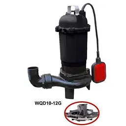 Дренажно-фекальный насос VOLKS pumpe WQ 8-12G 1.1кВт з ріжучим механізмом (13625) - мініатюра 3