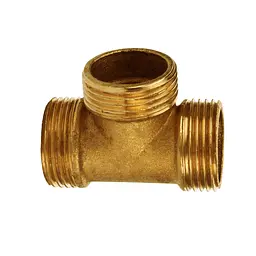 Трійник латунний 1″ЗР х 1″ЗР х 1″ЗР ливарний 217-1Б 000011036 - мініатюра 2