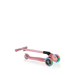 Самокат Globber Primo foldable plus lights, колеса з підсвічуванням, пастельно-рожевий (439-210) - мініатюра 11
