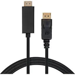 Кабель мультимедійний DisplayPort M to HDMI M 1.8m V1.4/V2.1 4K120/8K60 Vinga (VCPDP14HI211.8) - мініатюра 1