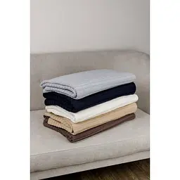 Плед Прованс Cotton 120х200 см сірий (39529) - мініатюра 4