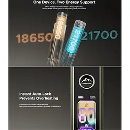 Под-система VooPoo Drag X3 80W Pod with PnP X Cartridge DTL 5 мл електронна сигарета Kit Gray Metal (18815) - мініатюра 3