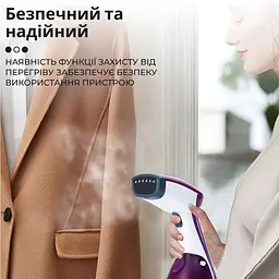 Відпарювач ручний Sokany AJ-2205 компактний (41606-16070_829) - мініатюра 7