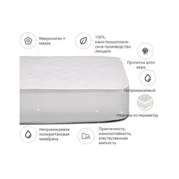 Наматрацник MirSon Тенсель (Modal) Aloe Vera 31 (2200000377081) - мініатюра 3