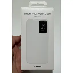 Оригінальний чохол-книжка Smart View Wallet Case для Galaxy S24 Plus White (S926) EF-ZS926CWEGWW - мініатюра 10