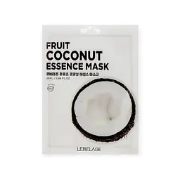 Тканинна маска LEBELAGE для обличчя Fruit Coconut