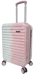 Валіза маленька для ручної поклажі Madisson Snowball 65203 S 56x36x23 см полікарбонат Біло-рожевий