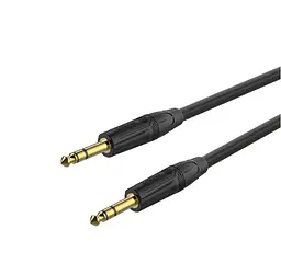 Балансный аудио кабель Jack 6.3 stereo — Jack 6.3 stereo Roxtone GMJ-J200-L5 5м - мініатюра 1