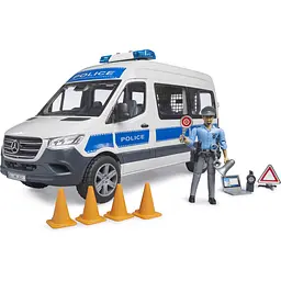 Іграшкова машинка Bruder Поліцейське авто MB Sprinter з поліцейським та аксесуарами 1:16 (02683) - мініатюра 4