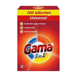 Пральний порошок Gama 3 in 1 Universal 6 кг (8435495837756)