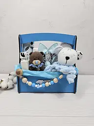 Букет з пелюшок для немовлят a.l.babybox Панда індіанець (BU 18294844)