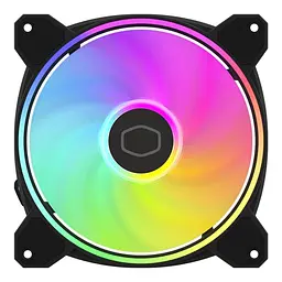 Корпусний вентилятор 140 мм Cooler Master MasterFan MF140 Halo2 MFL-B4DN-16NP2-R2 Black - мініатюра 2