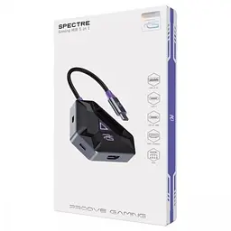 Хаб USB Gaming Spectre, Dark Grey Proove teh0019593 - мініатюра 3