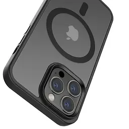 Чохол Ummi Colorful with MagSafe для Apple iPhone 12 Pro Max (6.7) Чорний / Black - мініатюра 4