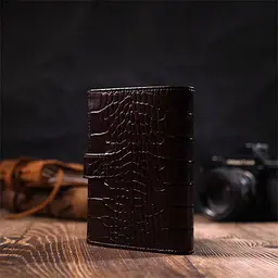Шкіряний чоловічий гаманець Bond 9,7х12,7х2 см acs0026932 - мініатюра 9