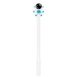 Ручка дитяча з іграшкою "Spaceman" A007(White) гелева, синя