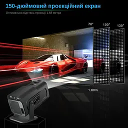 Проектор XON SmartView X-Pro Full HD 1920х1080Р, 4K, Wi-Fi, Android, 10000Lm (XVPA1910AB 0823) Чорний - мініатюра 7
