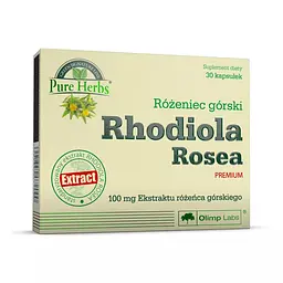 Родіола рожева Olimp Sport Nutrition Pure Herbs Rhodiola Rosea Premium, 30 капсул