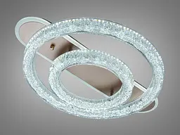 Стельова LED-люстра Diasha 9711/500+300G, кришталь, димер, пульт, 80 W, 62 см, 14-20m2 - мініатюра 3