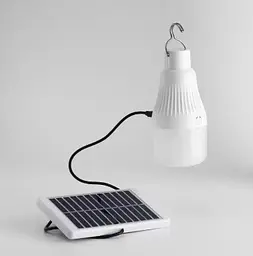 Ліхтар акумуляторна лампа CcLamp CL-022 LED сонячна панель 10 Вт - мініатюра 2