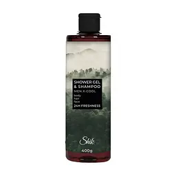 Гель для душу Shik Men X-Cool Shower Gel & Shampoo 400 г (4823107607134)