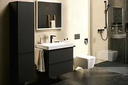 Змішувач для умивальника Hansgrohe Tecturis E CoolStart EcoSmart+ з д/к push-open matt black 73040670 - мініатюра 2