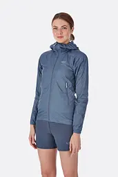 Куртка Rab Vital Windshell Hoody Women's 14 Сірий-Блакитний