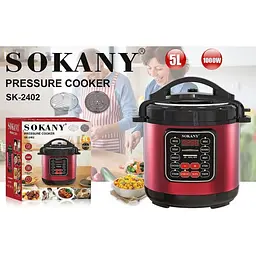 Скороварка Sokany SK-2402 з системою безпеки 5 л (44497-SK-2402-5L_1987) - мініатюра 2