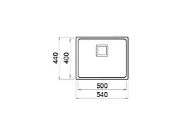Кухонна мийка Elleci W-Square 500 - мініатюра 2