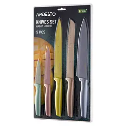 Набір ножів Ardesto Fresh, 5 шт., різнокольоровий (AR2105FR) - мініатюра 7
