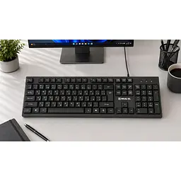 Клавіатура REAL-EL RK-510 USB Black (EL123100053) - мініатюра 9