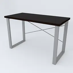 Письмовий стіл Ferrum-decor Драйв 750x1200x700 Сірий метал ДСП Венге Магія 32 мм (FRD-105357) - мініатюра 4