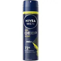 Антиперспирант Nivea Men Deep Sport с черным углем 150 мл (93381)