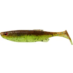 Силікон Savage Gear Fat Minnow T-Tail 90 мм 7.0g Chartreuse Pumpkin (поштучно)