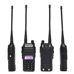 Рація Baofeng UV-82 8W посилена PRO серія VHF/UHF, ліхтар, 2xPTT кнопка, гарнітура, дальність 10км (100832) - мініатюра 4