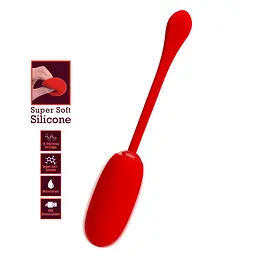 Віброяйце PRETTY LOVE JULIUS EGG Red 12 function vibrations PRETTY LOVE BI-014653-2 98593 - мініатюра 2