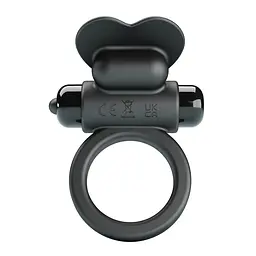 Віброкільце PRETTY LOVE VIBRANT PENIS RING DEBONAIRE Black, 10 vibration functions PRETTY LOVE BI-210316 99057 - мініатюра 4
