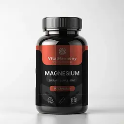 Цитрат магнію VitalHarmony Magnesium Citrate, 90 капсул для зміцнення кісткової тканини