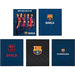 Набір зошитів Kite FC Barcelona 24 аркушів в клітинку 20 шт. (BC25-238)