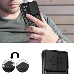 Панель BeCover Military для Motorola Moto G52/G82 Black (709972) - мініатюра 4