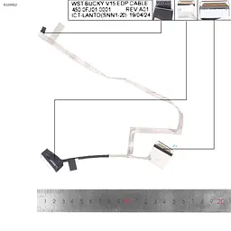 Шлейф матриці для Dell Vostro 5481 V5481 Inspiron 5480, (eDP 30pin, 06N0F2, 450.0FJ01.0001, Оригінал)